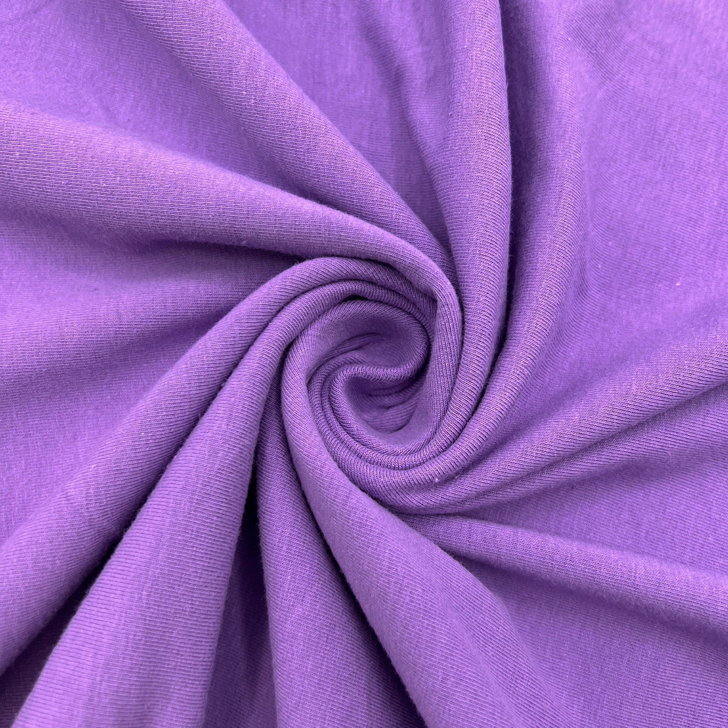 Cotton Spandex Fabric | Spandex & Cotton T-Shirt Fabric 10 oz | Lilac - EOVEA