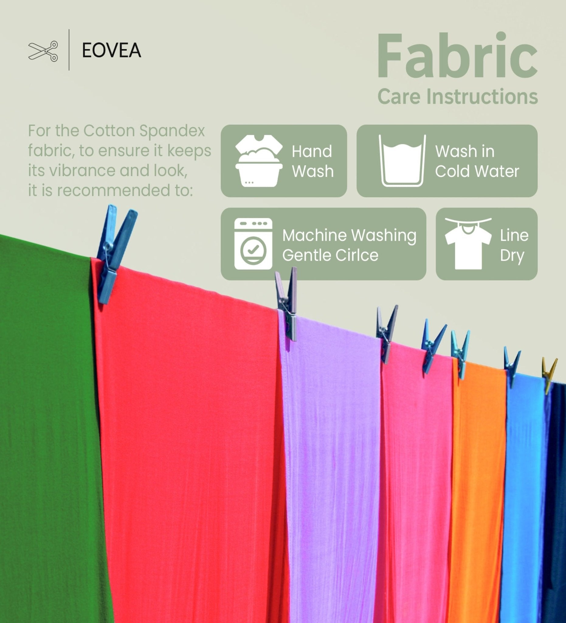 Cotton Spandex Fabric | Spandex & Cotton T-Shirt Fabric 10 oz | Lt Sage - EOVEA
