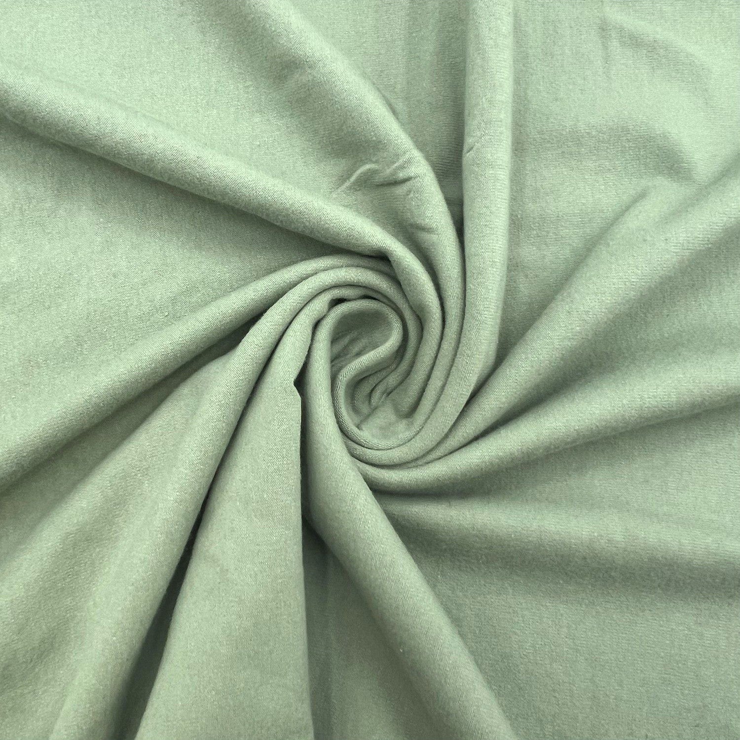 Cotton Spandex Fabric | Spandex & Cotton T-Shirt Fabric 10 oz | Lt Sage - EOVEA