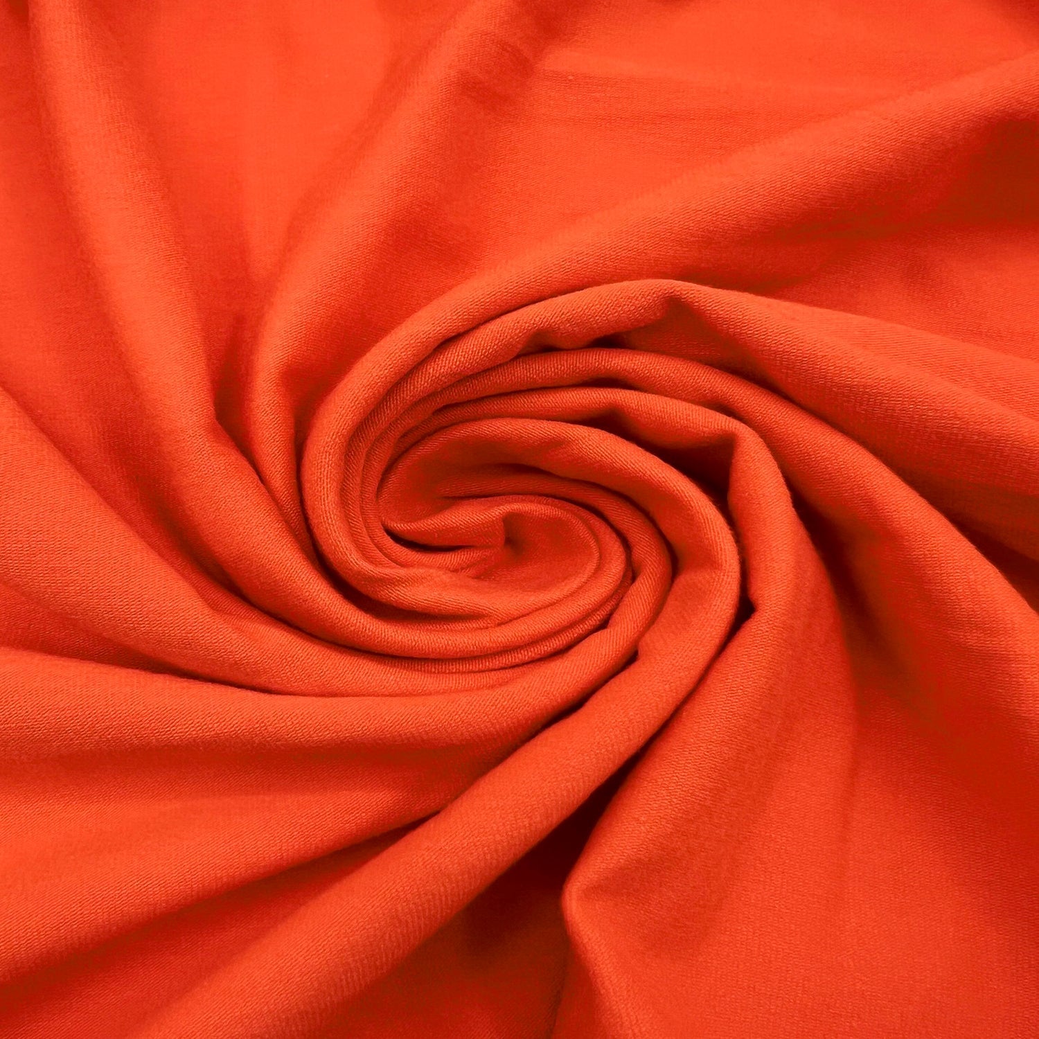 Cotton Spandex Fabric | Spandex & Cotton T-Shirt Fabric 10 oz | Orange - EOVEA