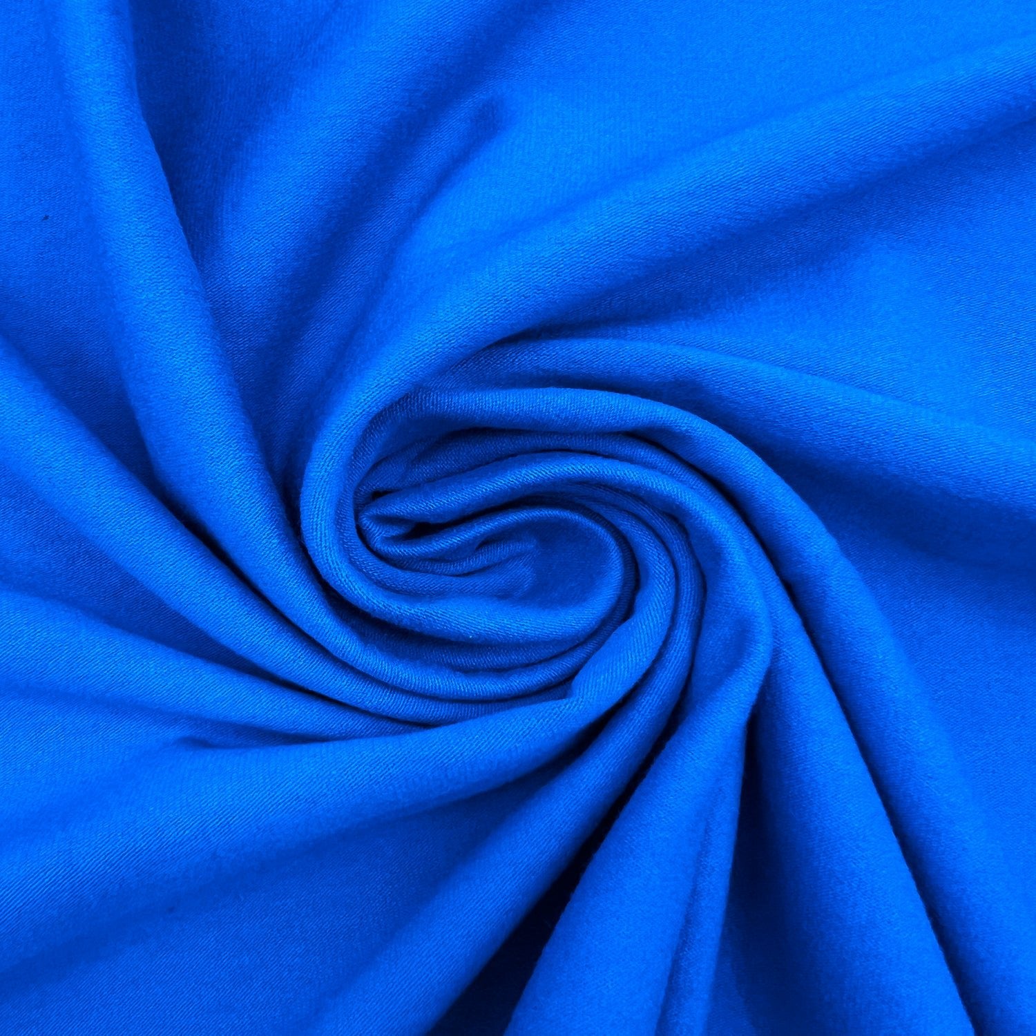 Cotton Spandex Fabric | Spandex & Cotton T-Shirt Fabric 10 oz| Royal Blue - EOVEA