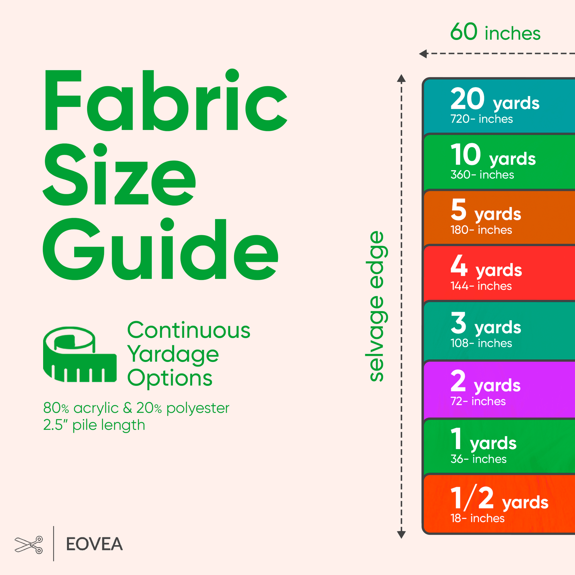 Faux Fur Fabric | Fake Fur Fabric | Kelly Green - EOVEA