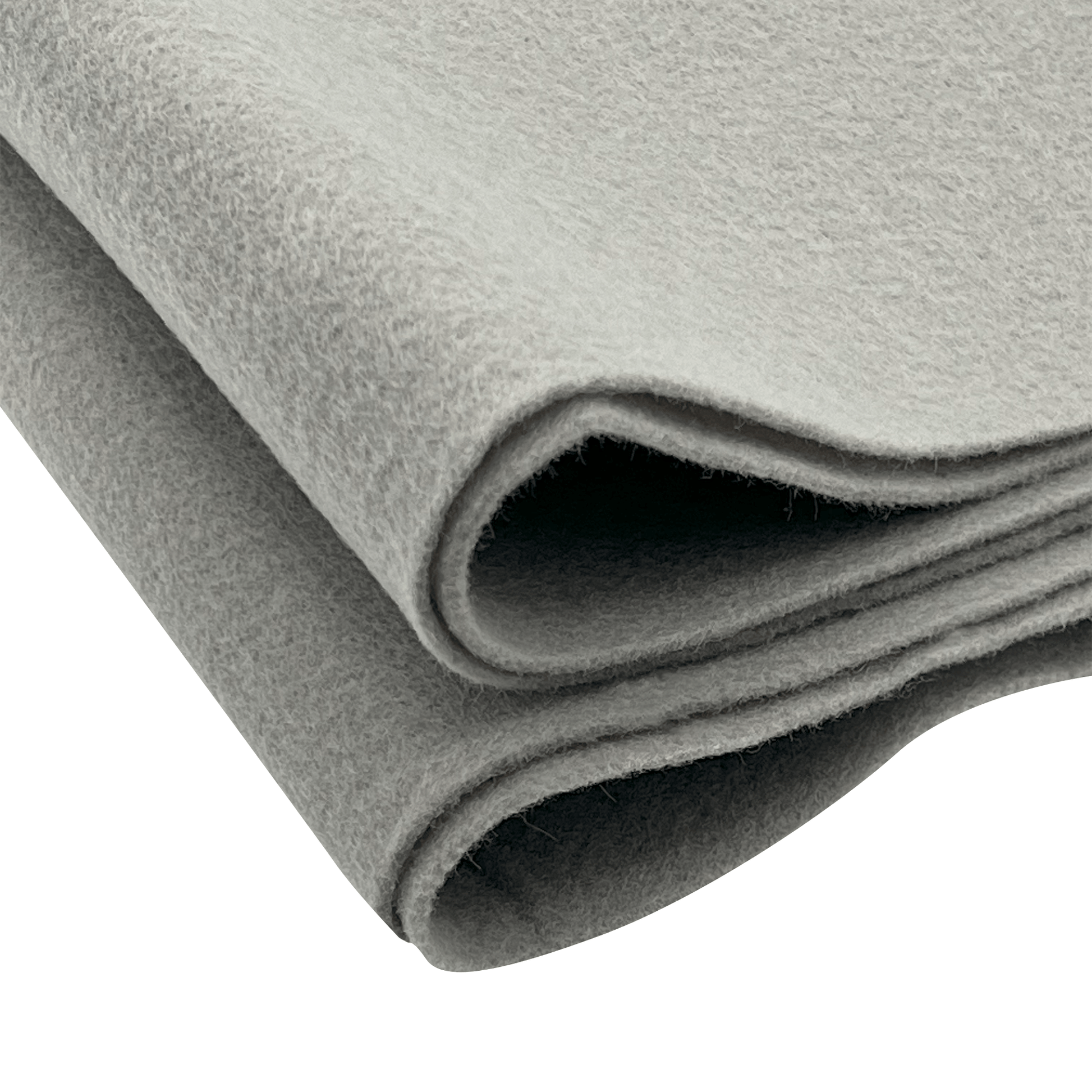 Felt Fabric |  1.6mm Thick Felt By The Yard | Platinum Grey - EOVEA