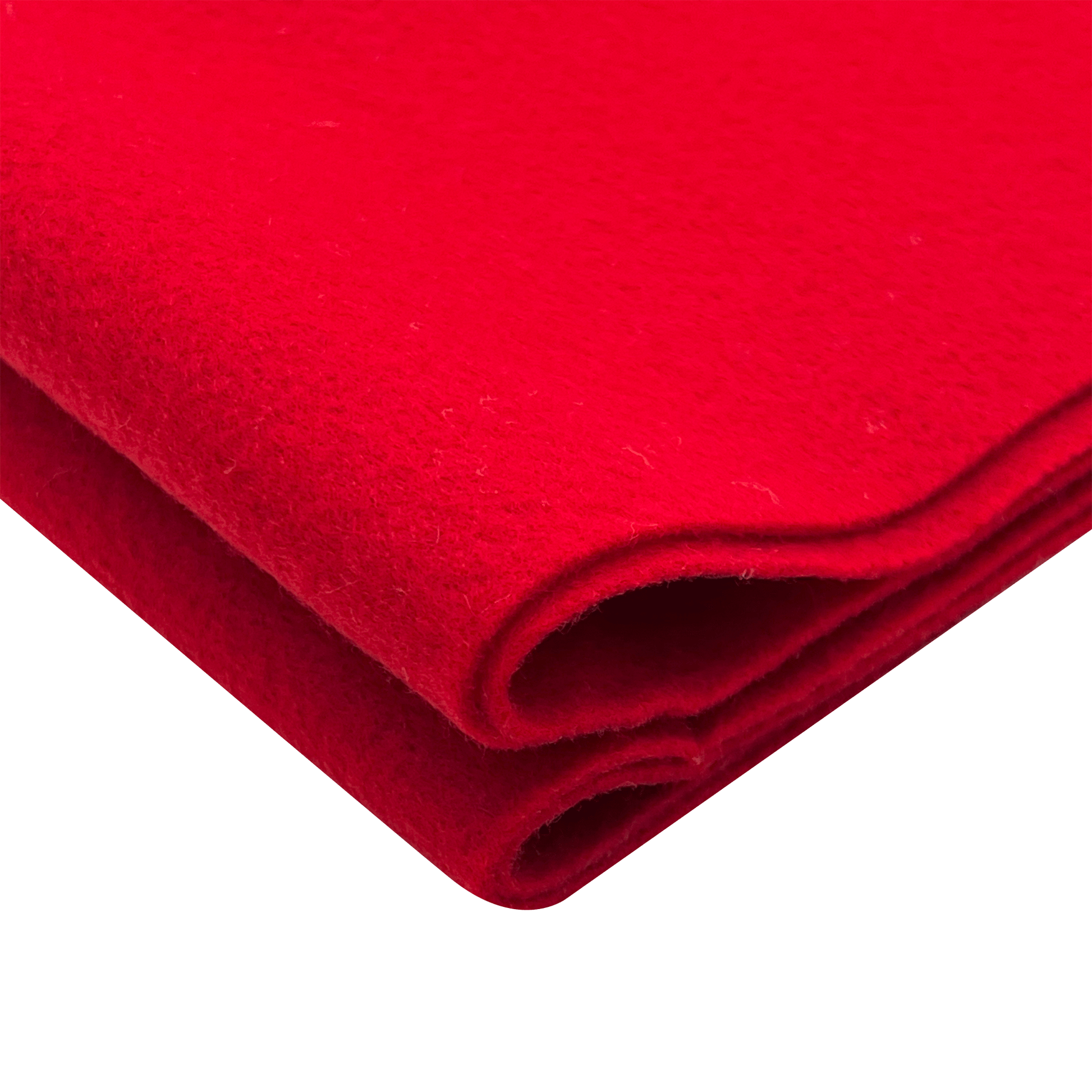 Felt Fabric | 3.2 mm Thick Acrylic Felt By The Yard | Red - EOVEA