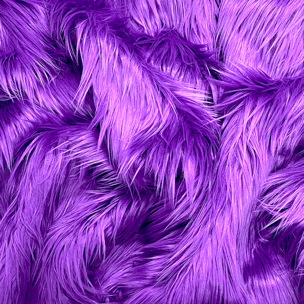 Faux Fur Fabric | Fake Fur Fabric SwatchRoyal Blue One Yard - 25