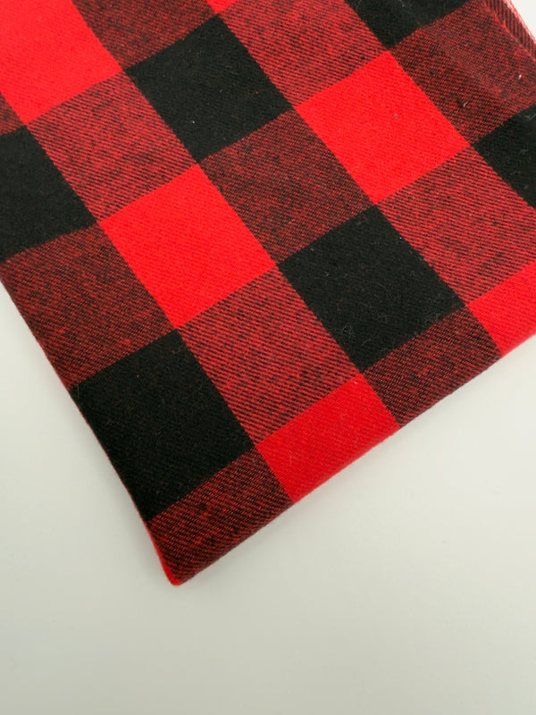 Classic tartan plaid cotton flannel fabric by the yard - EOVEA