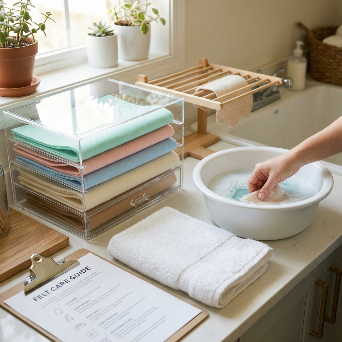 How to Care for Acrylic Felt Fabric: Washing, Storing & Maintenance