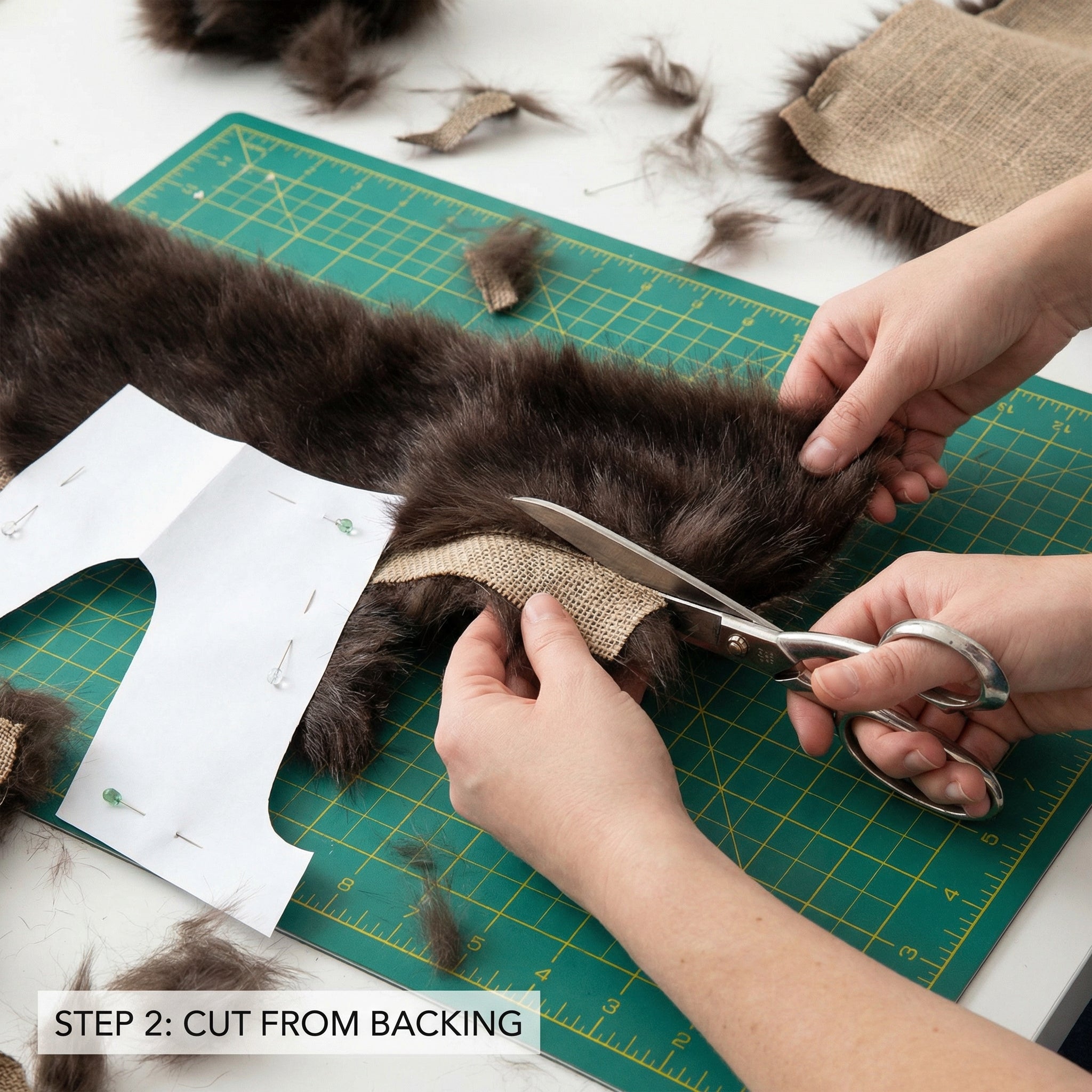 How to Cut Faux Fur Fabric Without Making a Mess