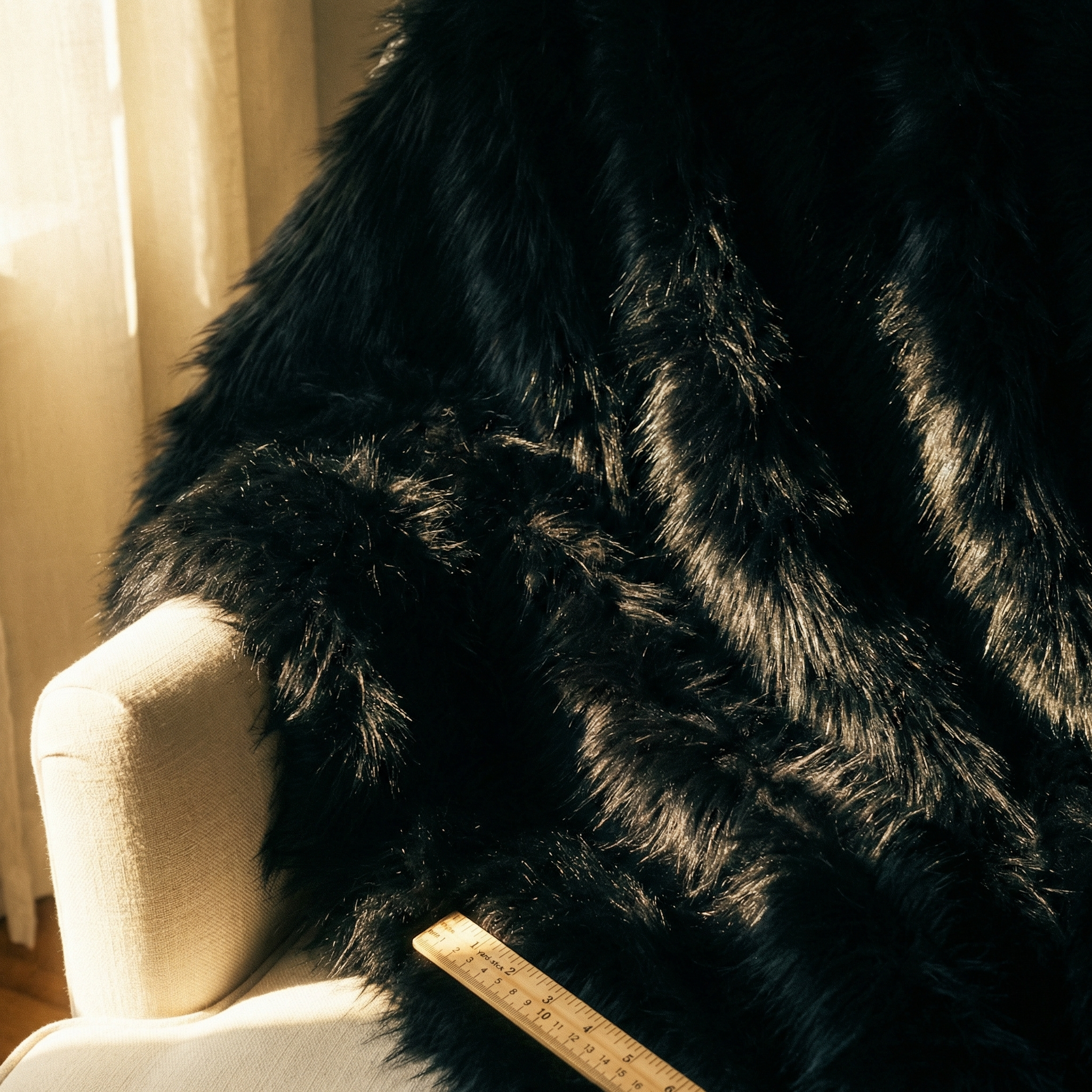 Shaggy Faux Fur Fabric by The Yard