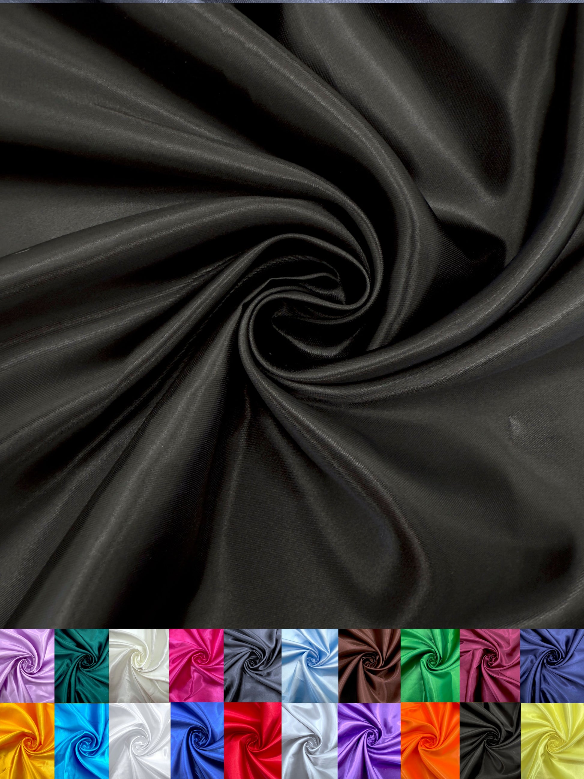 Silky Satin Fabric by The Roll | 50 Yard