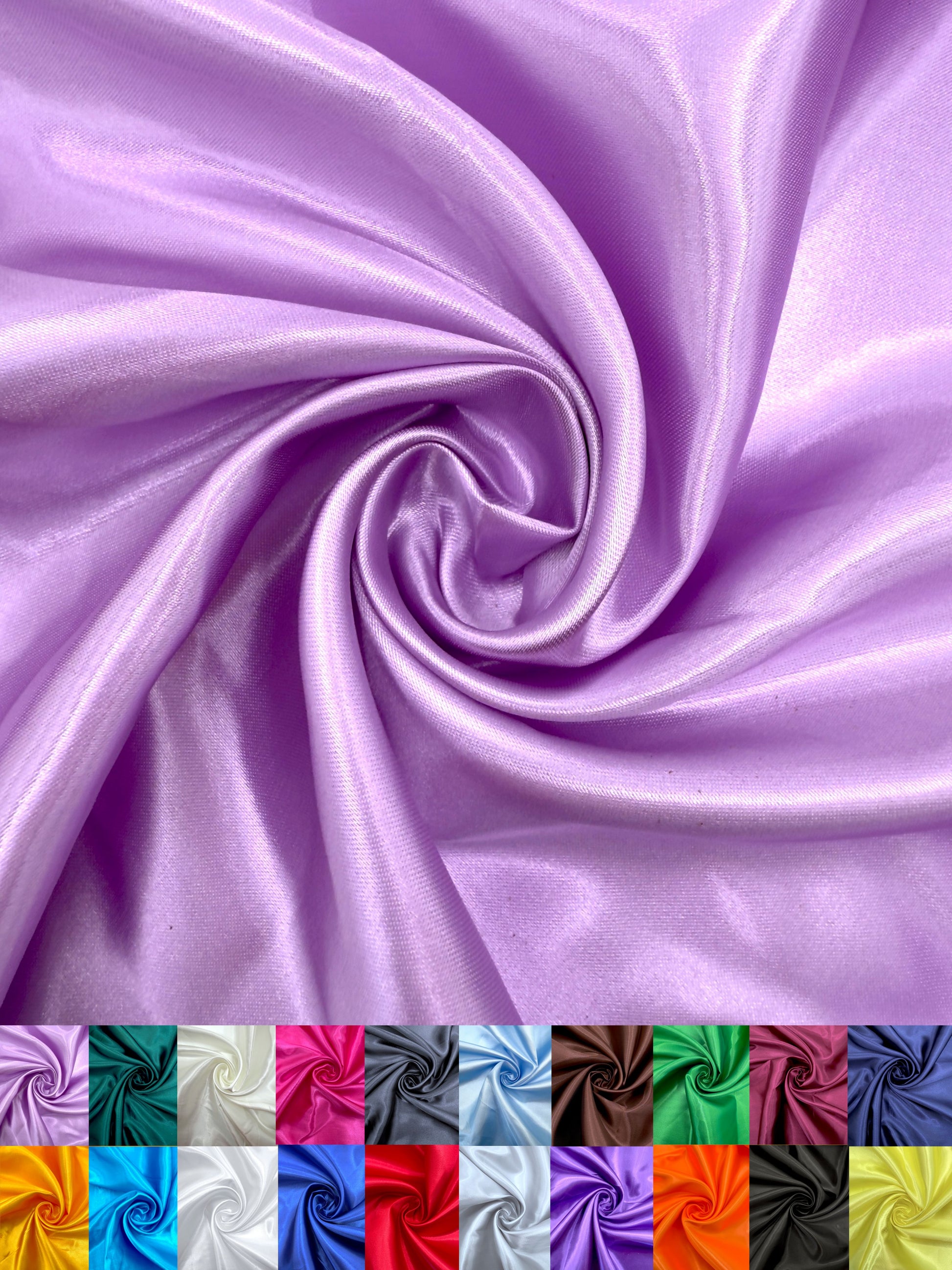 Silky Satin Fabric by The Roll | 50 Yard