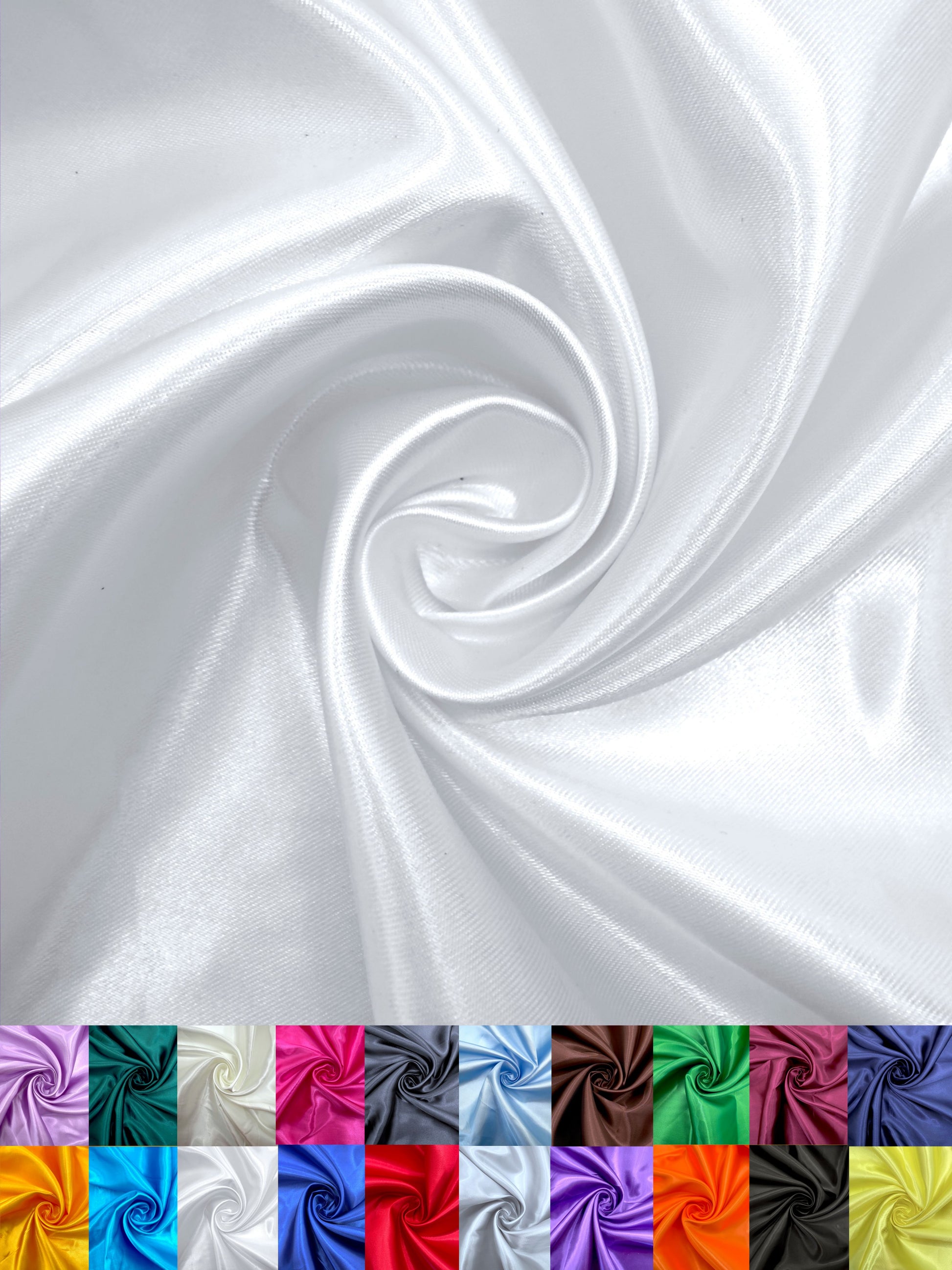 Silky Satin Fabric by The Roll | 50 Yard