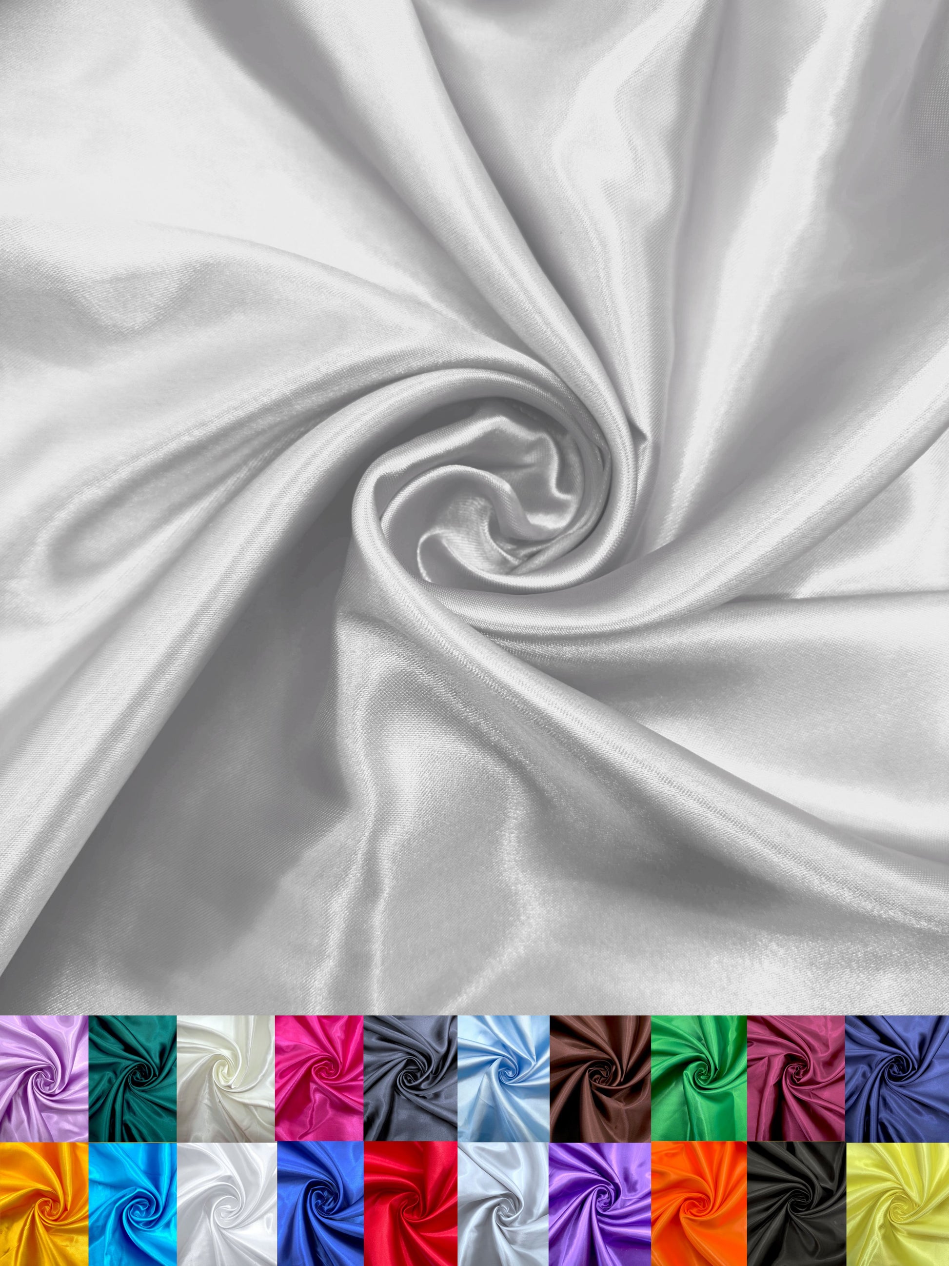 Silky Satin Fabric by The Roll | 50 Yard