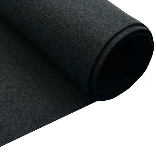 EOVEA | Acrylic Felt Fabric | Black