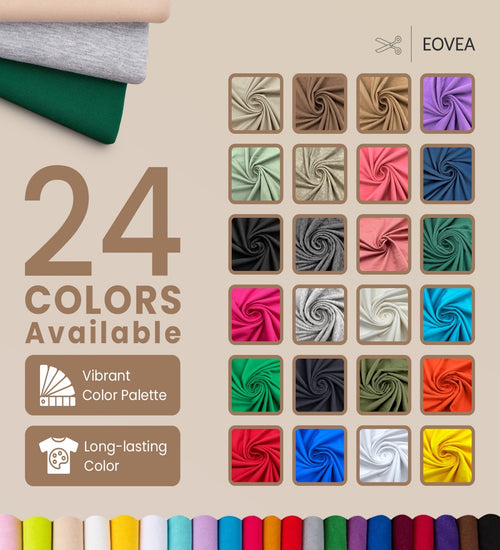 Cotton Spandex Fabric | Spandex & Cotton T-Shirt Fabric 10 oz | Dk Mocha - EOVEA