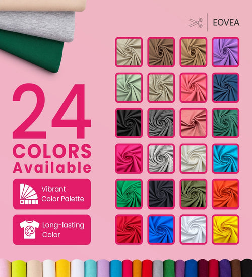 Cotton Spandex Fabric | Spandex & Cotton T-Shirt Fabric 10 oz | Fuchsia - EOVEA
