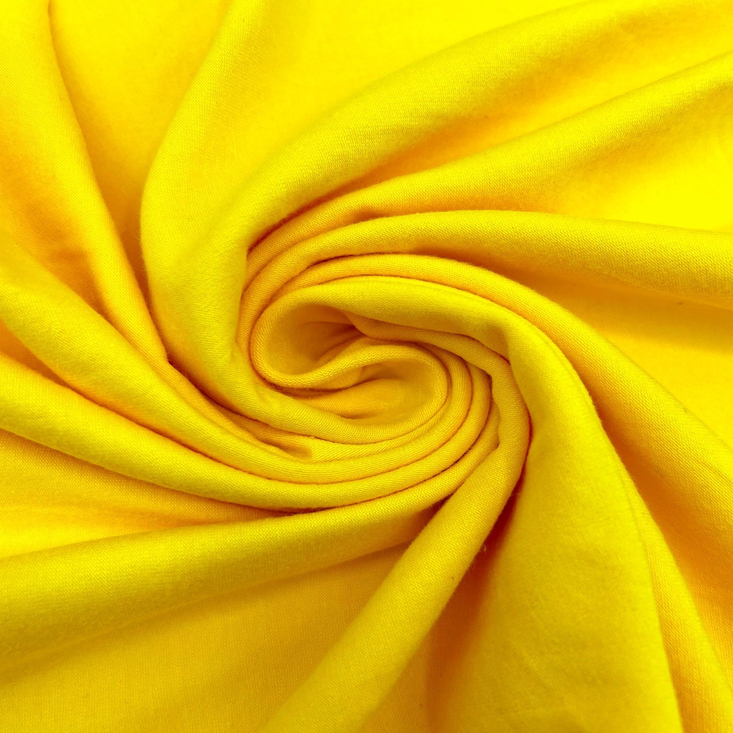 Cotton Spandex Jersey Fabric - Yellow