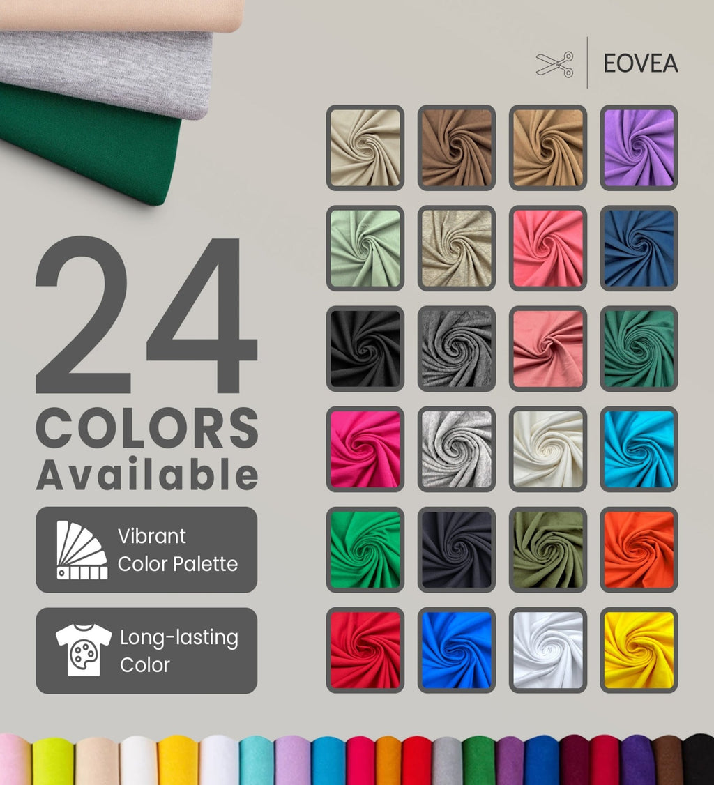 Cotton Spandex Jersey | Spandex & Cotton T-Shirt Fabric 10 oz | Charcoal Grey - EOVEA