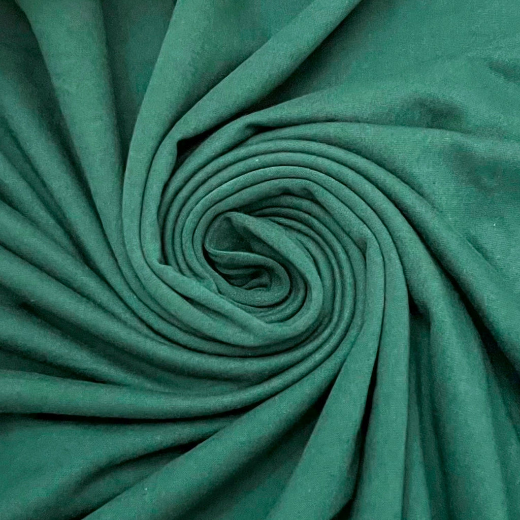 Cotton Spandex Jersey | Spandex & Cotton T-Shirt Fabric 10 oz | Ever Green - EOVEA