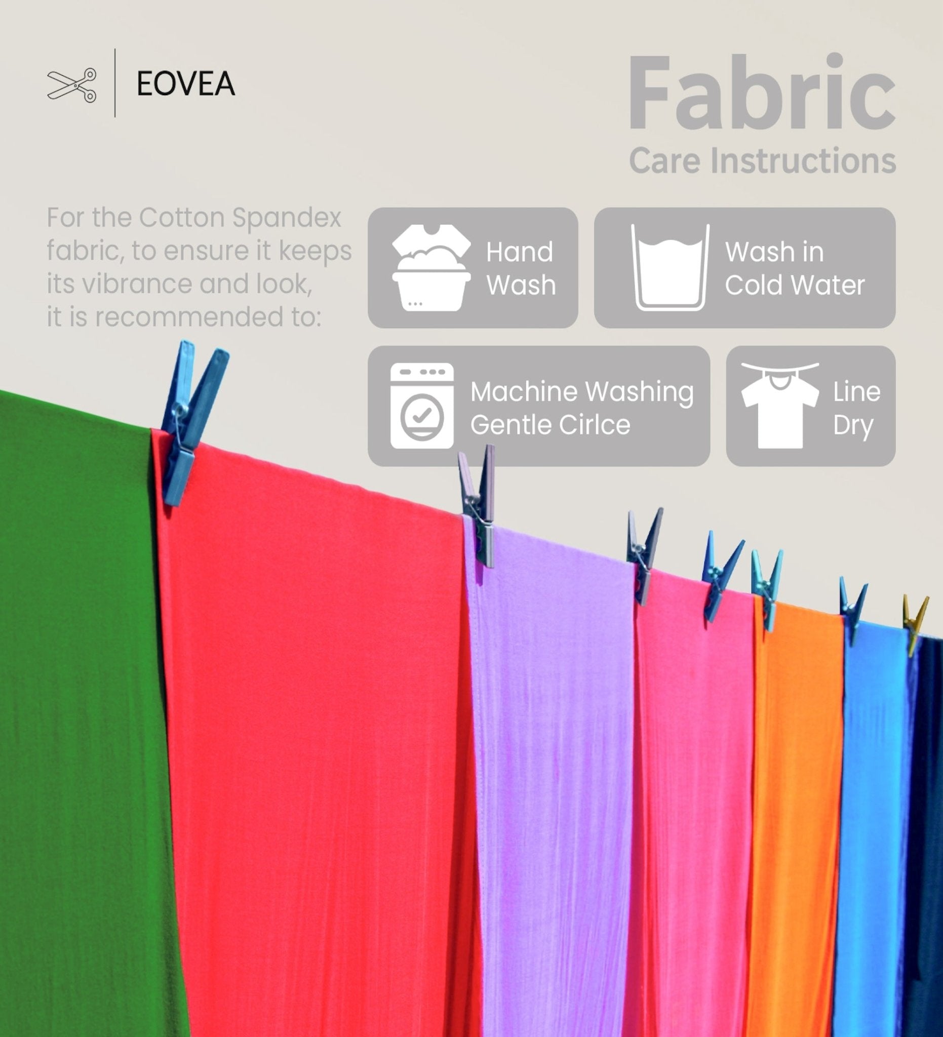 Cotton Spandex Jersey | Spandex & Cotton T-Shirt Fabric 10 oz| Heather Grey - EOVEA