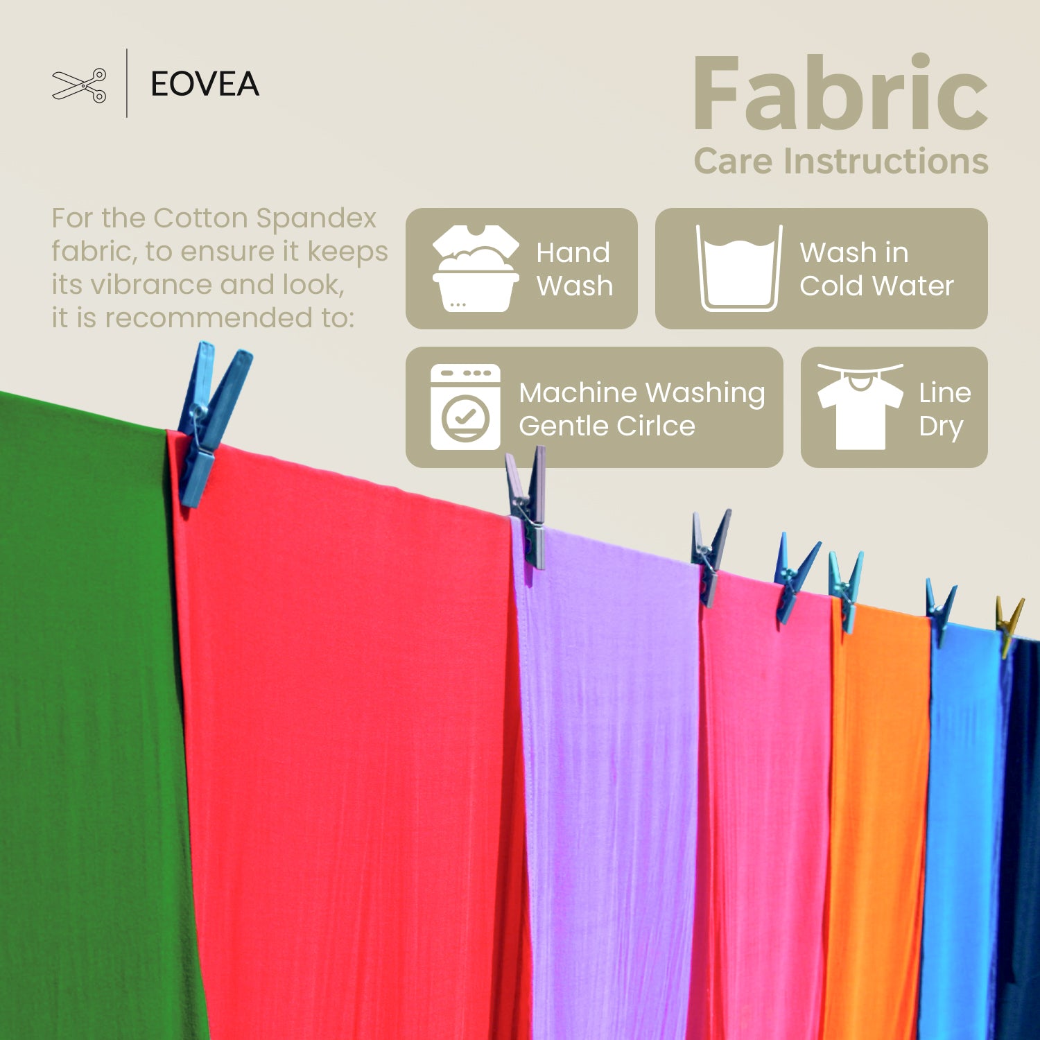 Cotton Spandex Fabric | Spandex & Cotton T-Shirt Fabric 10 oz | Ivory