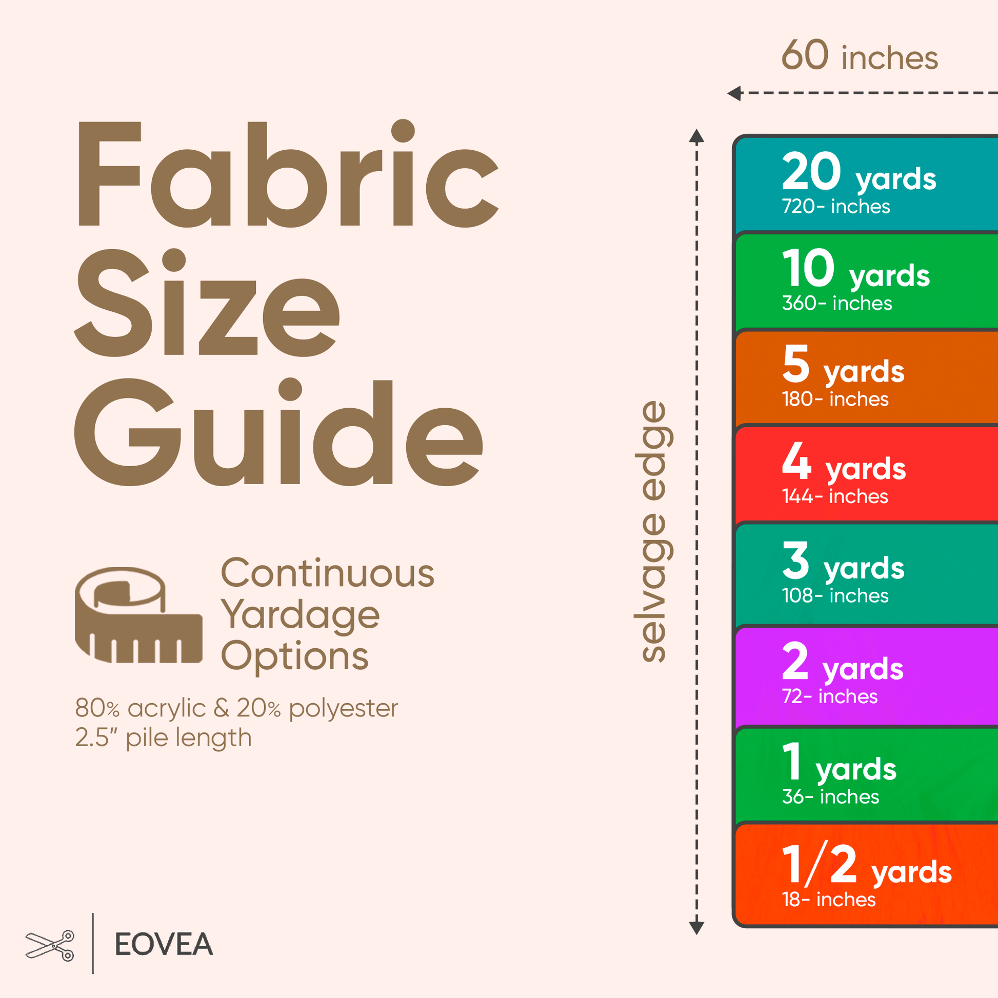 Faux Fur Fabric | Fake Fur Fabric | Chocolate - EOVEA