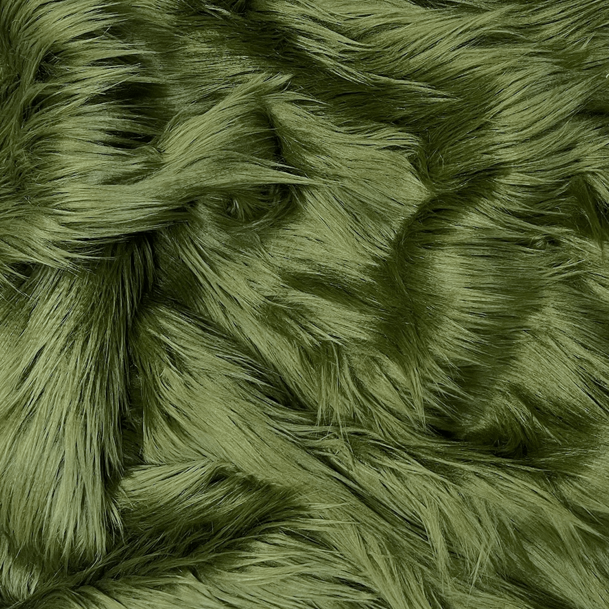 Faux Fur - Dark Olive