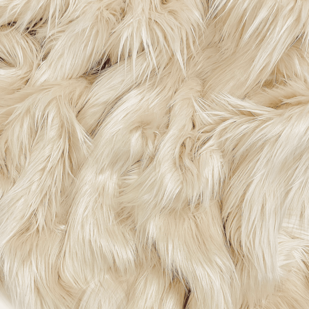 Faux Fur Fabric | Fake Fur Fabric | Latte - EOVEA