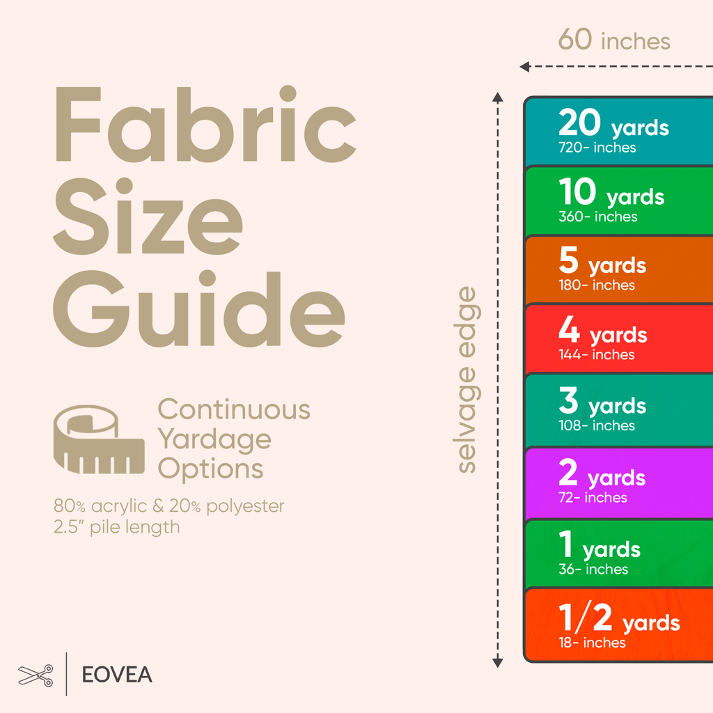 Faux Fur Fabric | Fake Fur Fabric | Latte - EOVEA