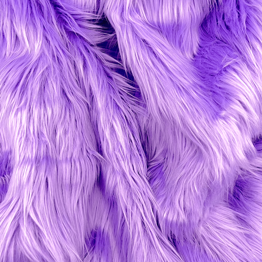 Faux Fur Fabric | Fake Fur Fabric | Lavender - EOVEA
