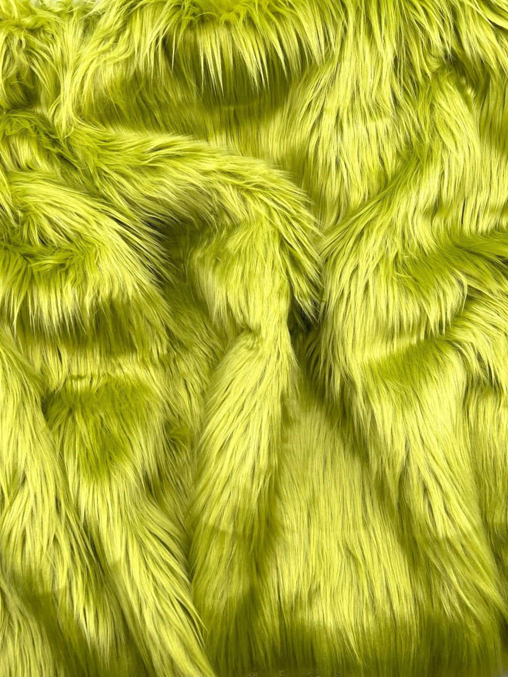 Faux Fur Fabric | Fake Fur Fabric | Olive - EOVEA