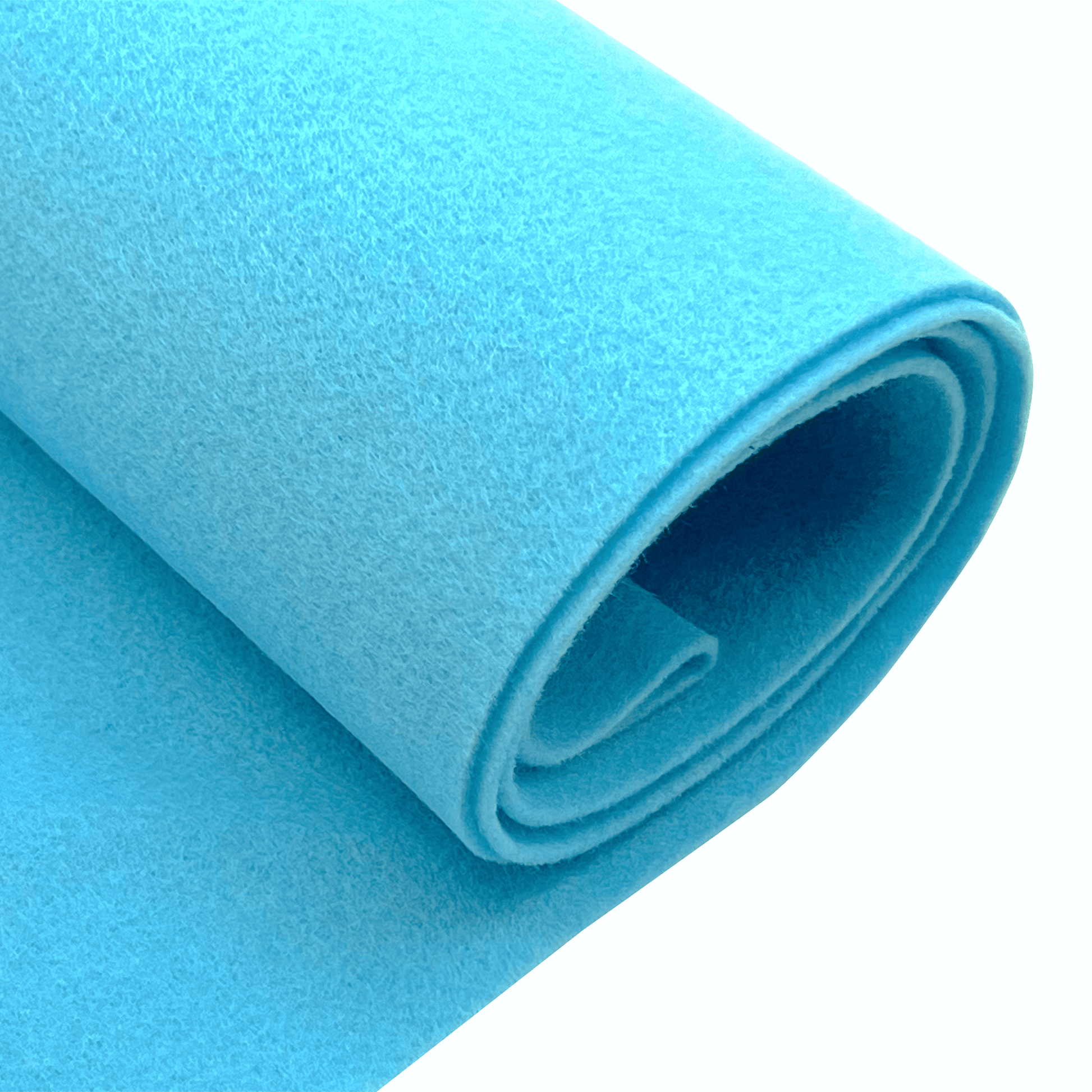 Felt Fabric |  1.6mm Thick Felt By The Yard | Baby Blue - EOVEA
