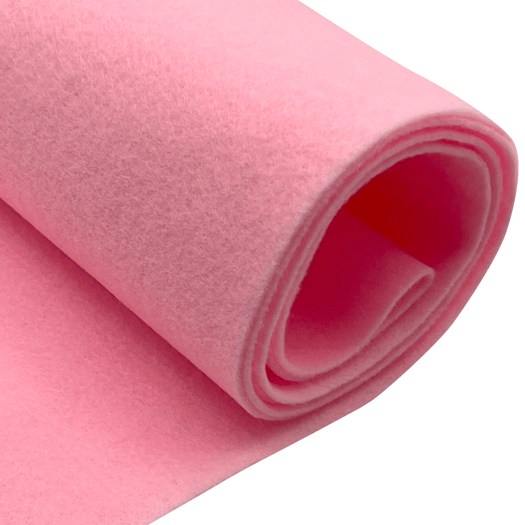 Felt Fabric |  1.6mm Thick Felt By The Yard | Baby Pink - EOVEA