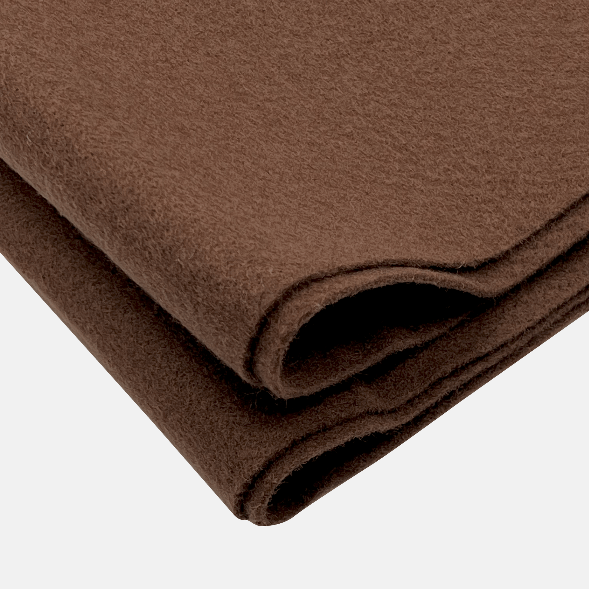 Felt Fabric |  1.6mm Thick Felt By The Yard | Brown - EOVEA
