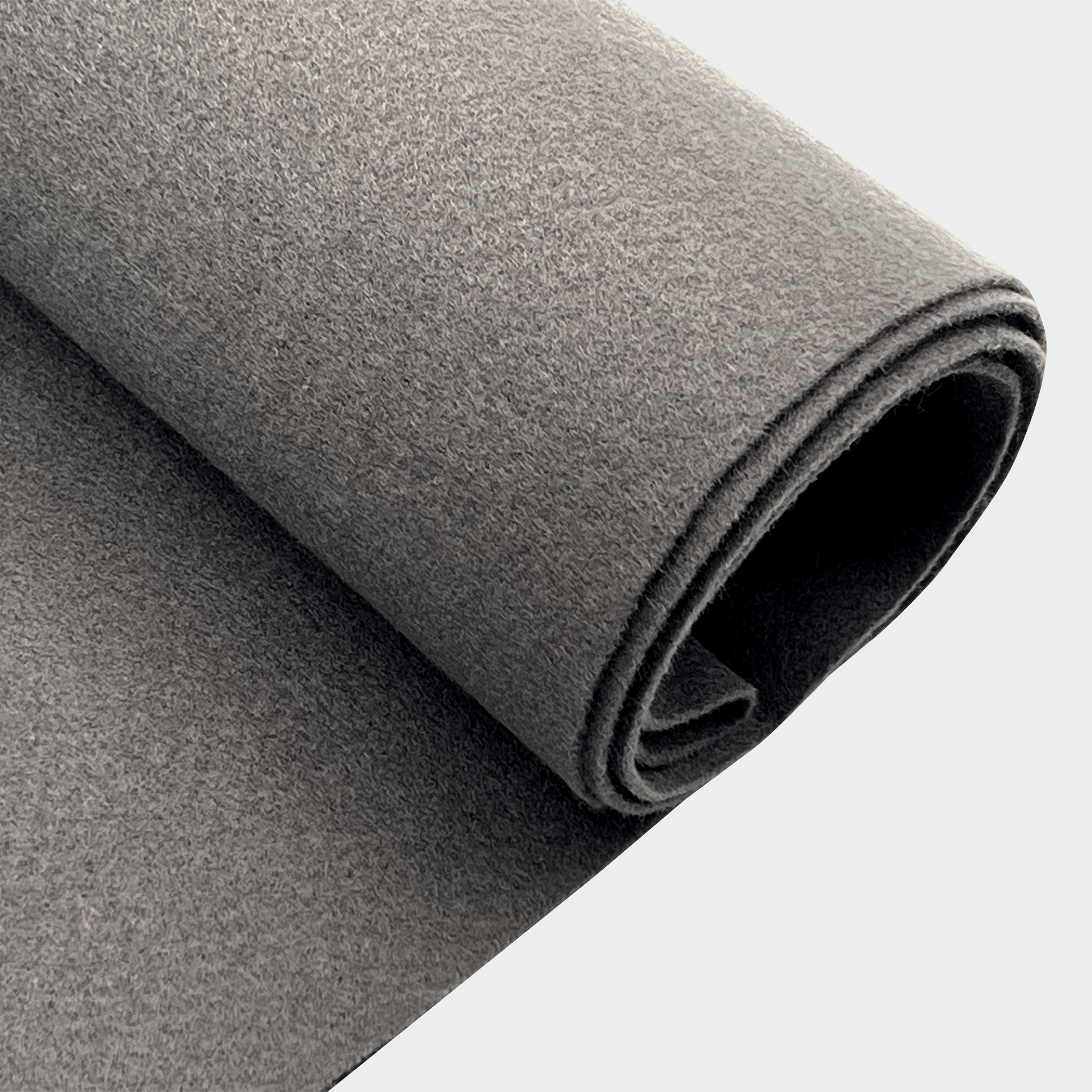 Felt Fabric |  1.6mm Thick Felt By The Yard | Dark Grey - EOVEA