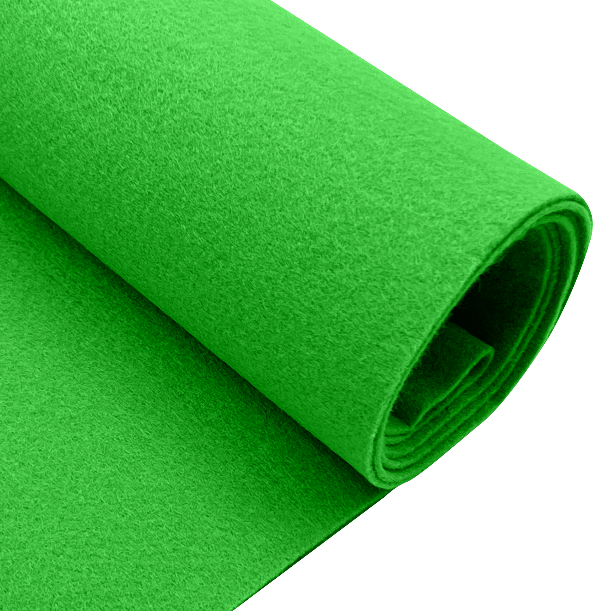 Felt Fabric |  1.6mm Thick Felt By The Yard | Lime Green - EOVEA