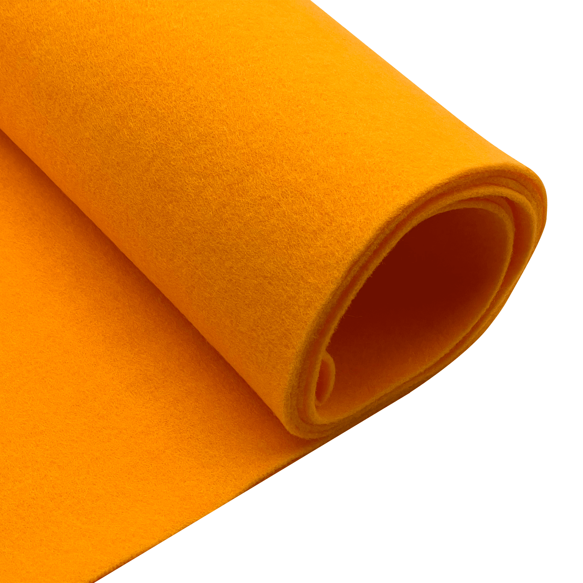 Felt Fabric |  1.6mm Thick Felt By The Yard | Mango - EOVEA