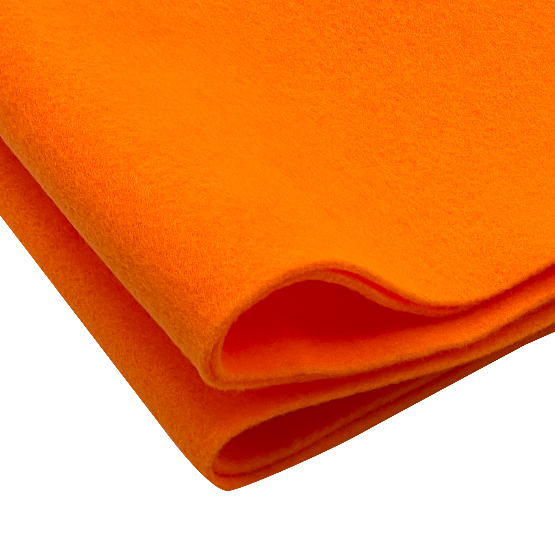 Felt Fabric |  1.6mm Thick Felt By The Yard | Orange - EOVEA