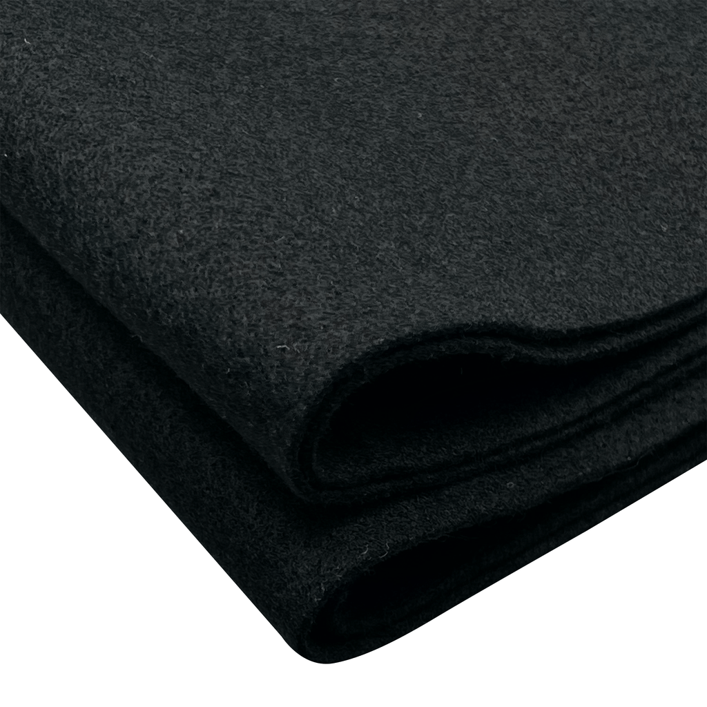 Felt Fabric | 3.2 mm Thick Acrylic Felt By The Yard | Black - EOVEA