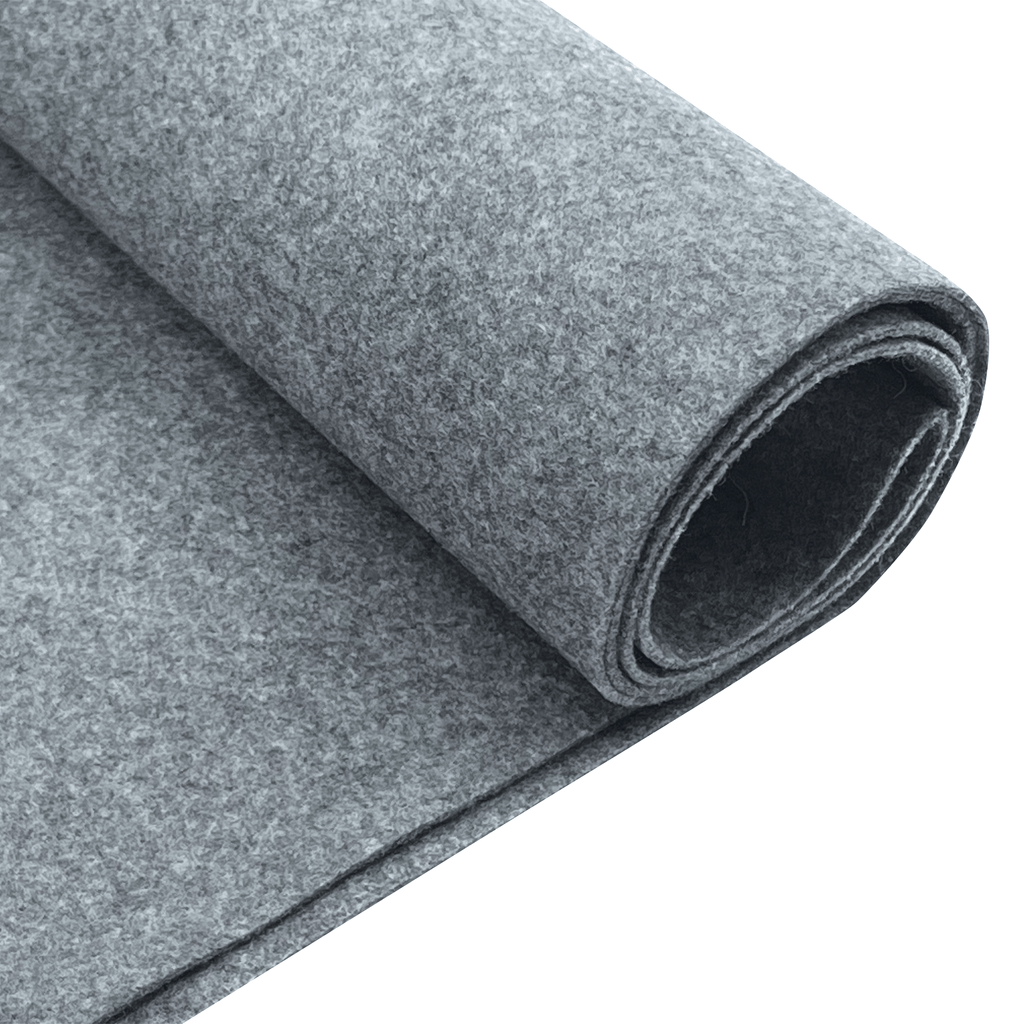Felt Fabric | 3.2 mm Thick Acrylic Felt By The Yard | Charcoal Grey - EOVEA