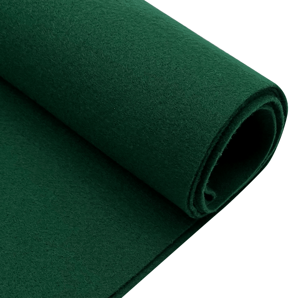 Felt Fabric | 3.2 mm Thick Acrylic Felt By The Yard | Hunter Green - EOVEA
