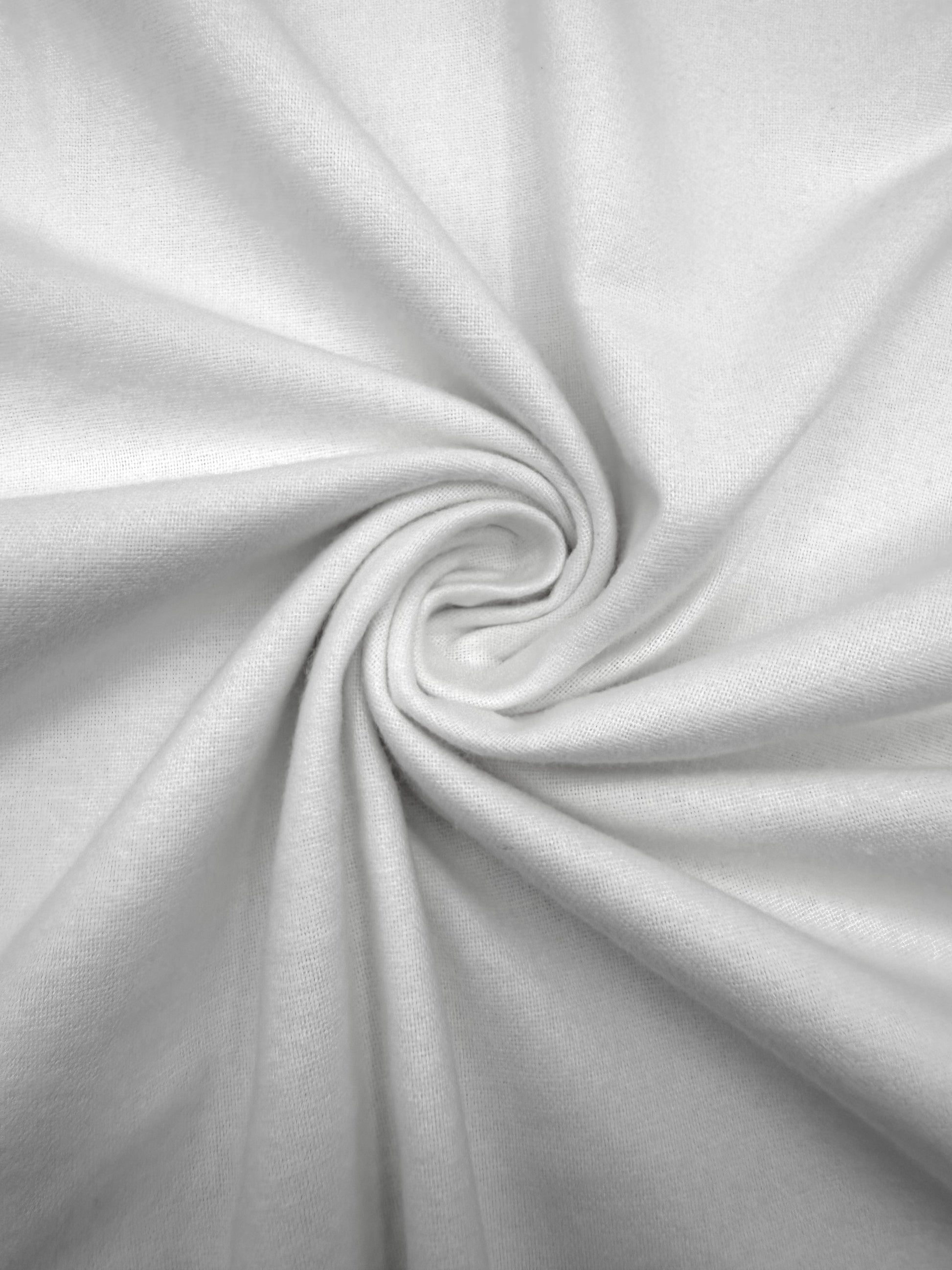 42" Wide cotton flannel fabric close-up texture detail