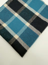 Steel Blue & Black Plaid