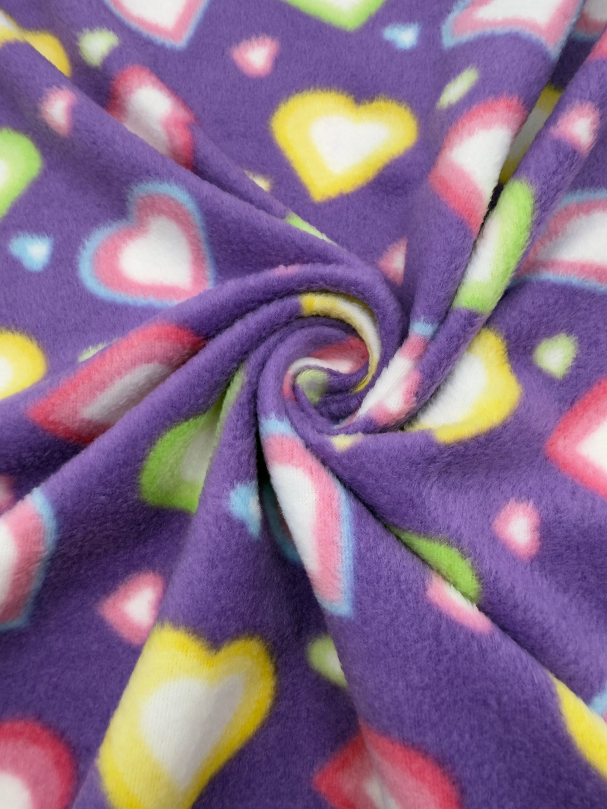 Printed Fleece Fabric by the Bolt – 60" Wide, Anti-Pill