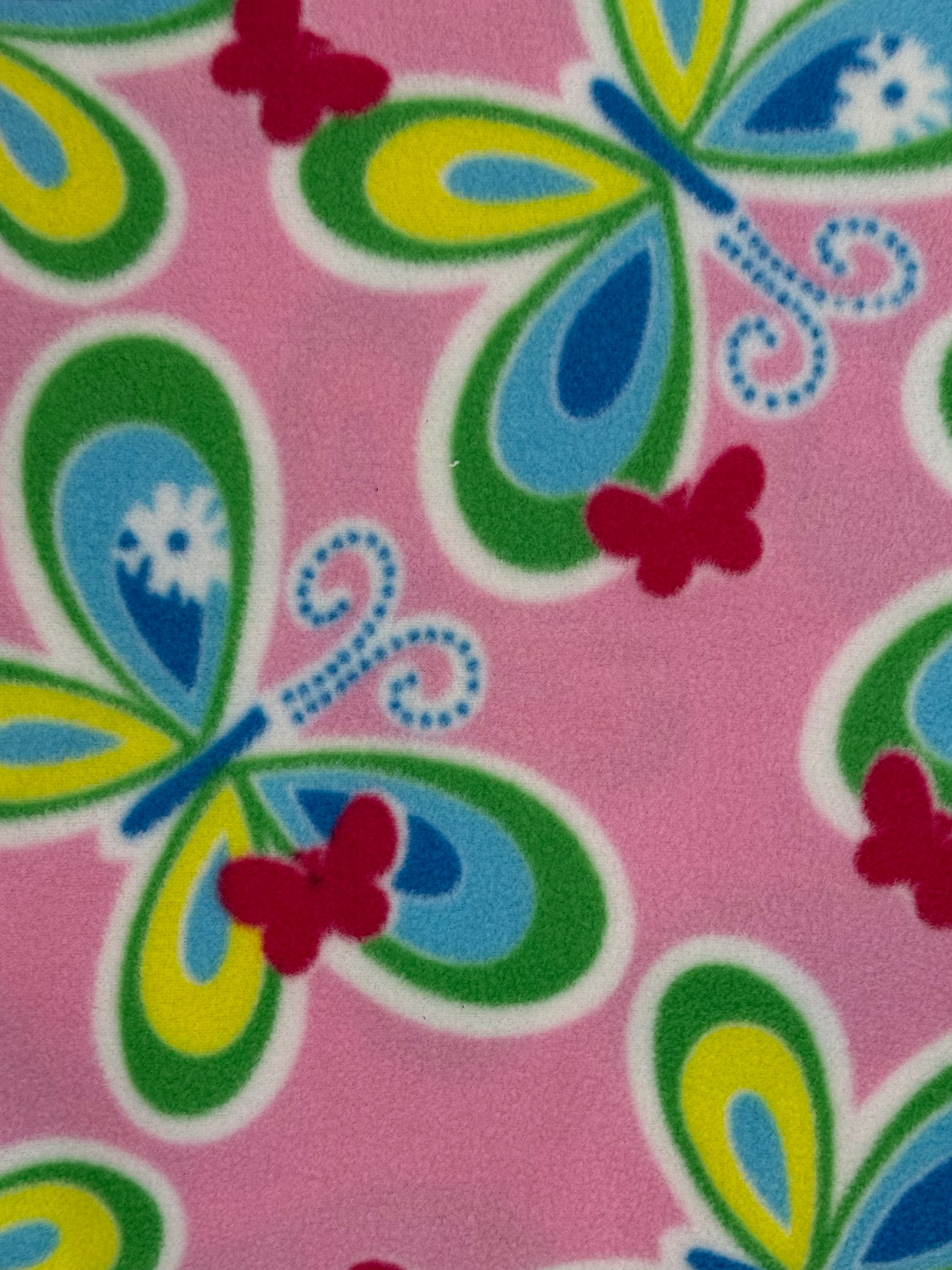 Printed Fleece Fabric by the Bolt – 60" Wide, Anti-Pill