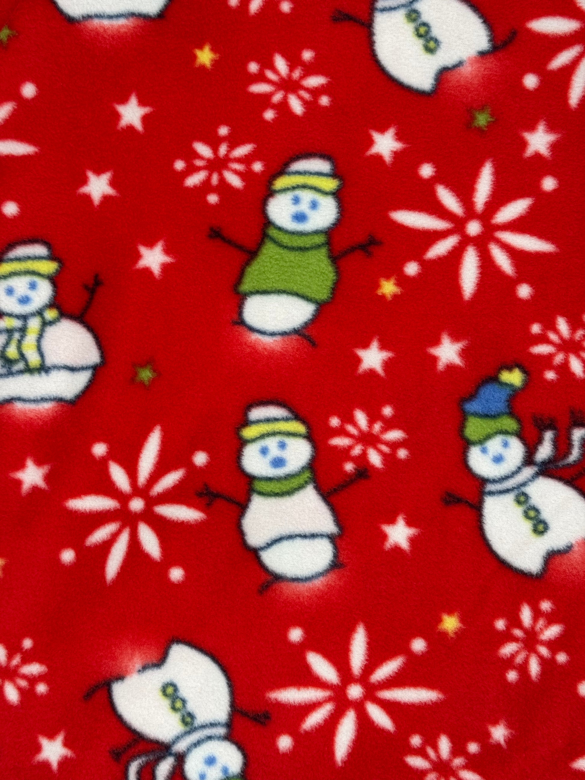 Printed Fleece Fabric by the Bolt – 60" Wide, Anti-Pill