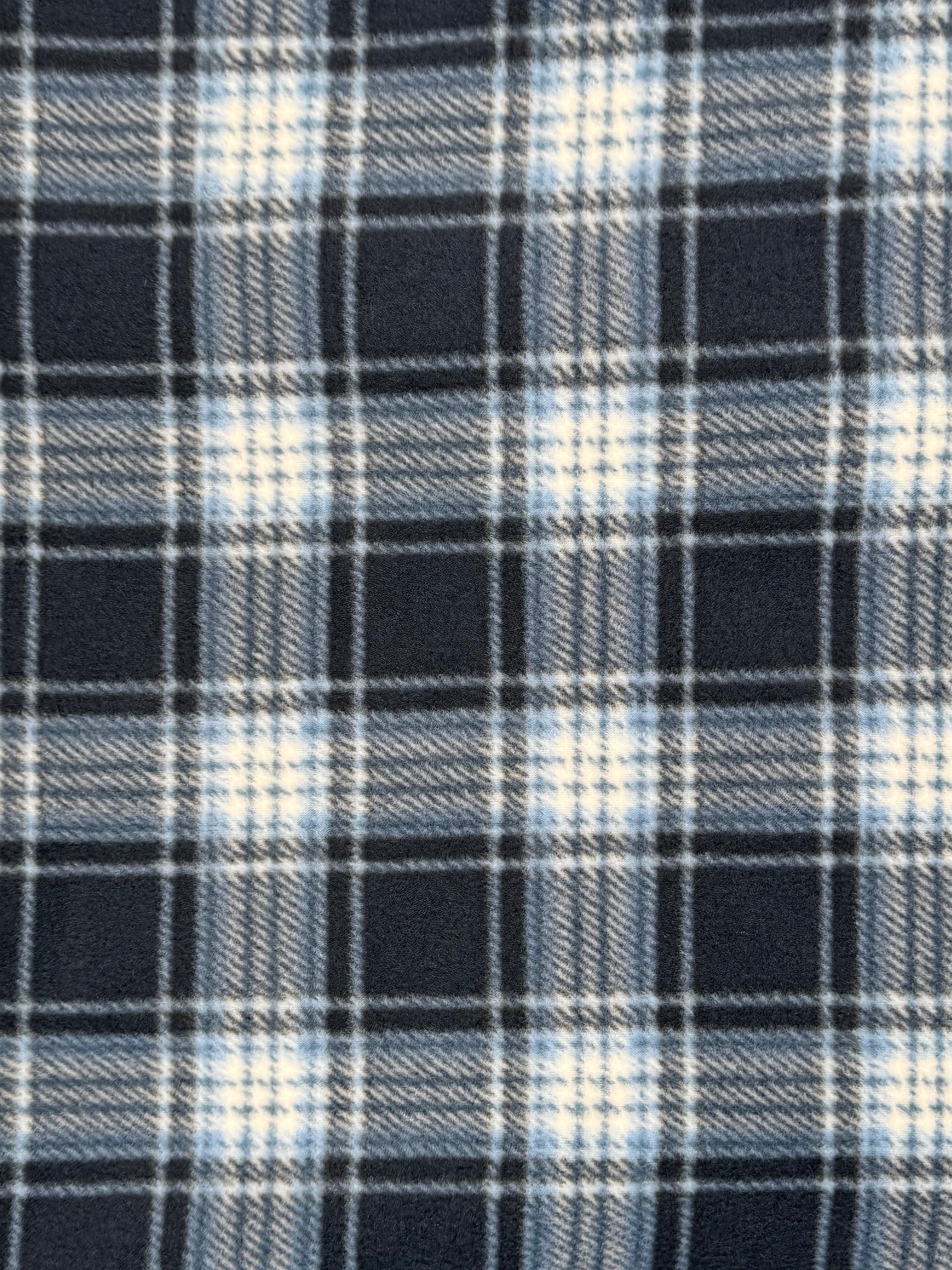 Blue White Plaid