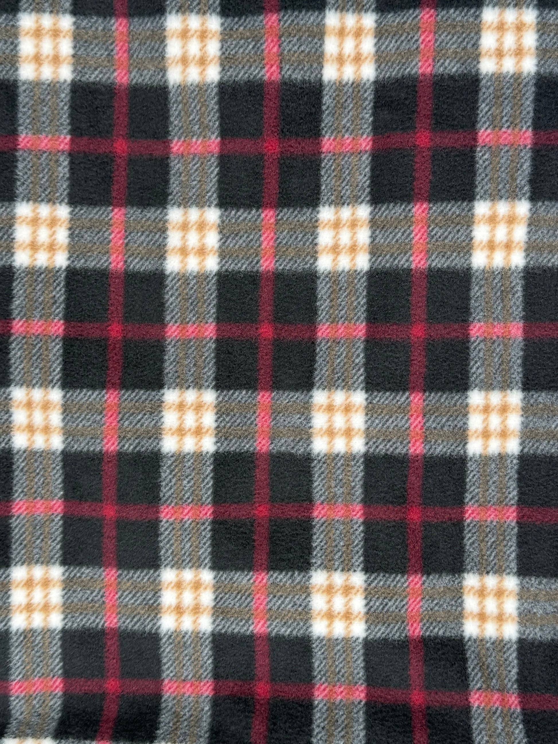 Printed Fleece Fabric by the Bolt – 60" Wide, Anti-Pill