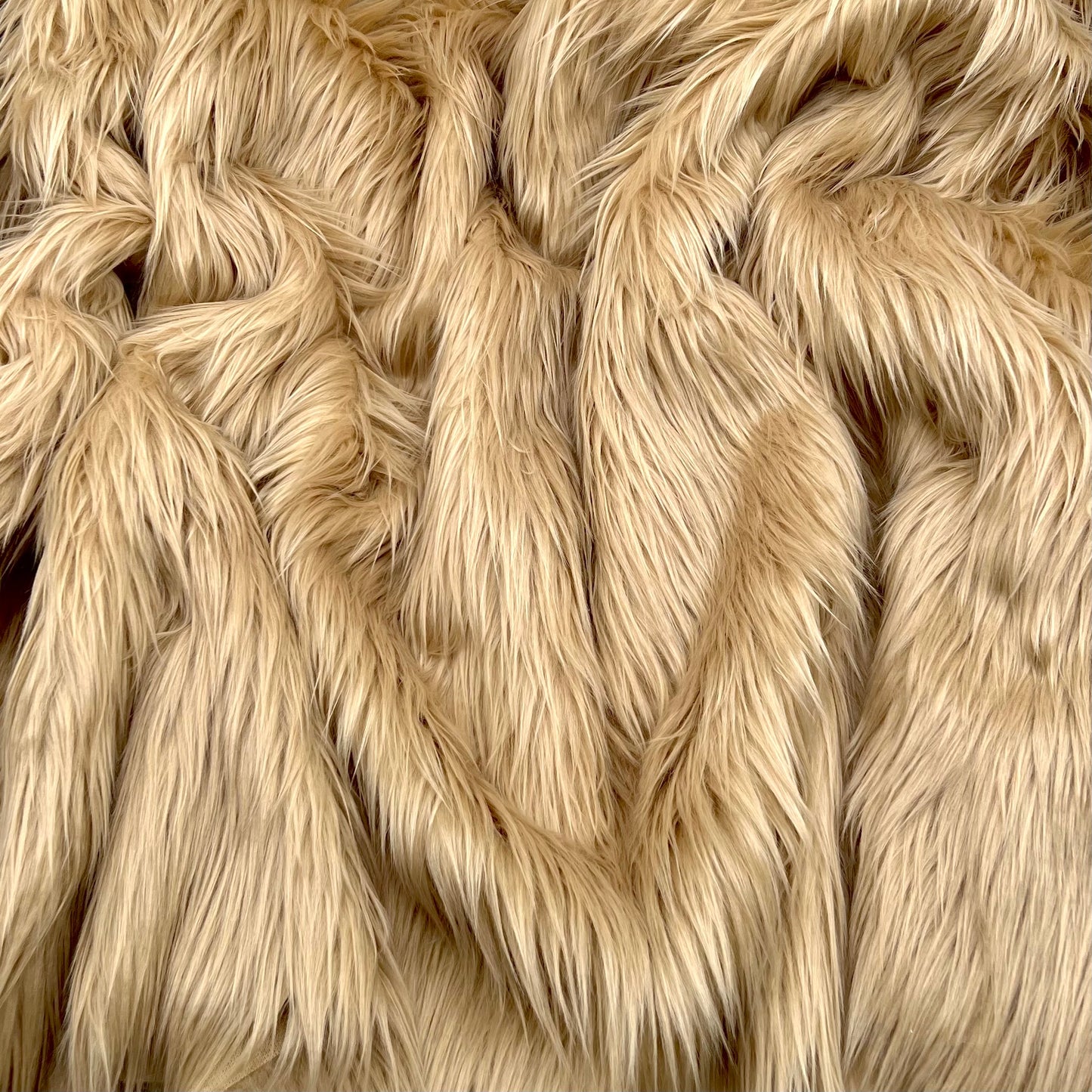 Eovea  Shaggy Faux Fur Fabric by The Yard