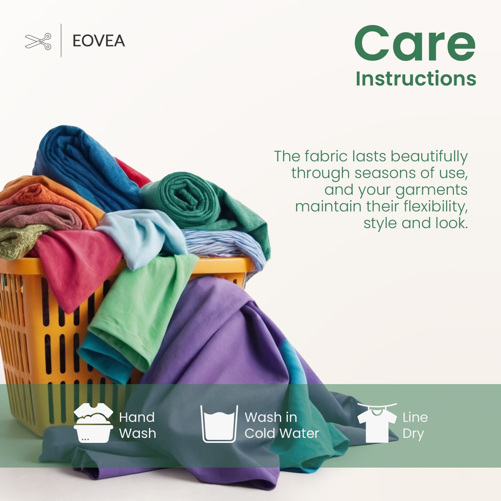 Nylon Spandex Fabric | 4 Way Stretch Swimsuit Fabric | Amazon Green - EOVEA
